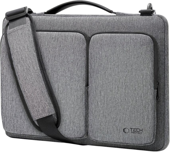 Torba na laptop Tech-Protect Defender Bag Laptop 15-16" Grey (5906302372966) - obraz 2