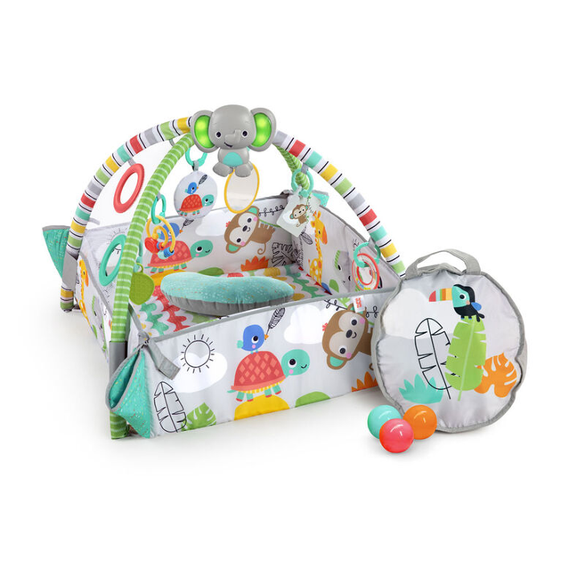 Mata edukacyjna z pileczkami 5w1 Bright Starts Your Way Ball Play 0m+ (74451126244) - obraz 1