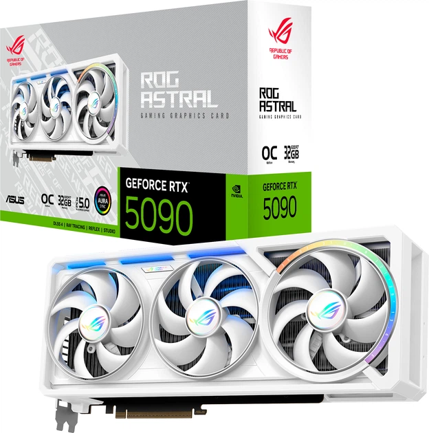 Відеокарта ASUS PCI-Ex GeForce RTX 5090 ROG Astral White OC