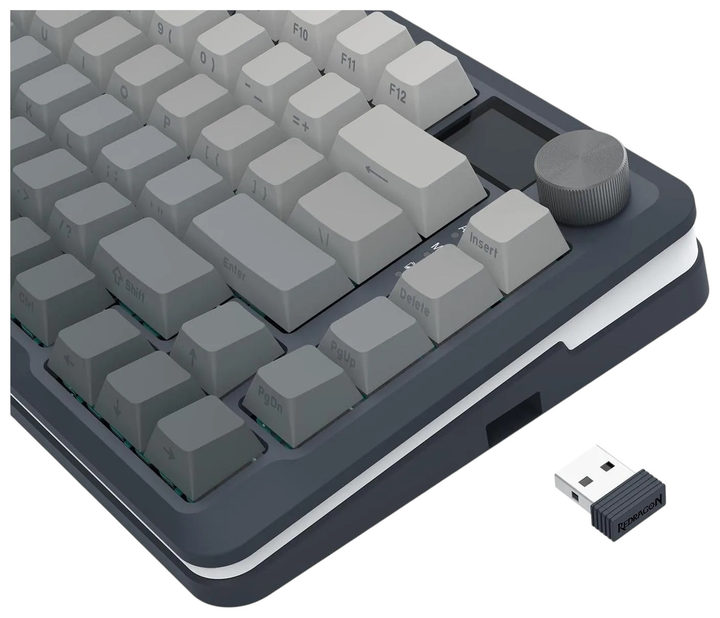 Клавіатура дротова Redragon K708 Pro RGB Grey (6950376727251) - зображення 7