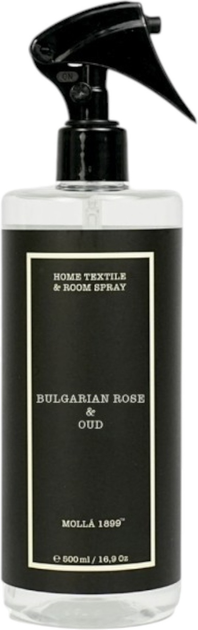 Спрей для приміщення Cereria Molla Bulgarian Rose and Oud 500 мл (8424405010280) - зображення 1