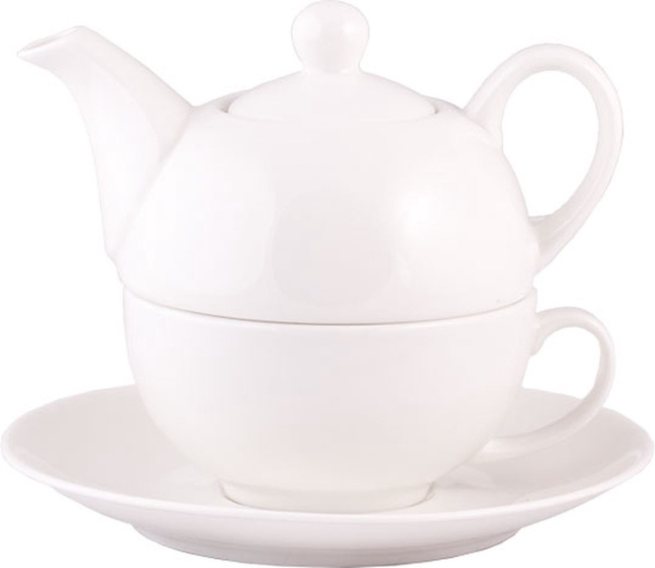 Набір Mount Everest Tea Блюдце + Чашка 200 мл + Чайник 350 мл (4013945487467) - зображення 1