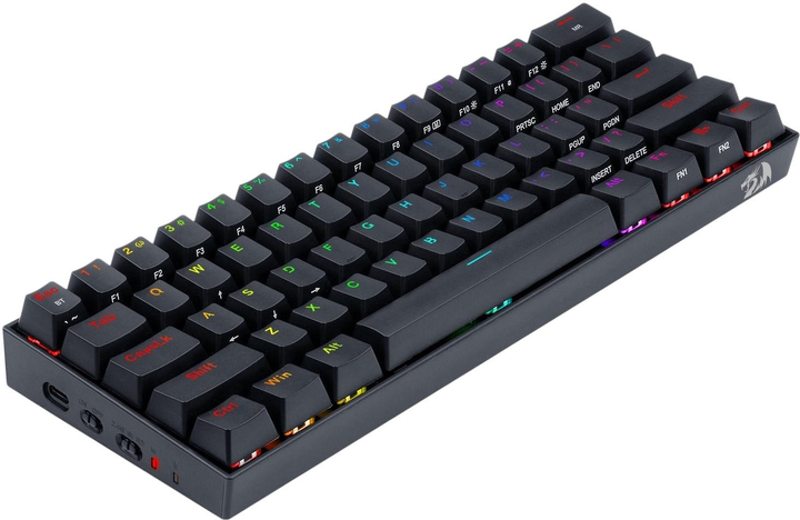 Klawiatura przewodowa Redragon K530 Pro RGB Black (6950376711076) - obraz 5