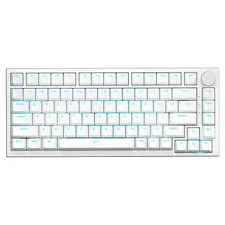Клавіатура механічна дротова Ajazz Ak820 з підсвіткою та підтримкою HOT-SWAP White - Фото 2 Клавіатура механічна дротова Ajazz Ak820 з підсвіткою та підтримкою HOT-SWAP White - зображення 2