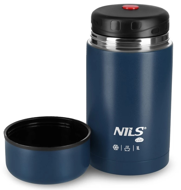 Термос обідній NILS CAMP NC3802 1000 мл Синій (5908261682490) - зображення 2