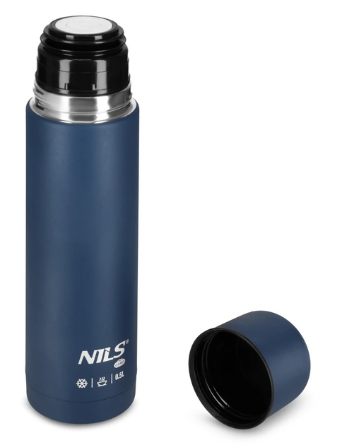 Termos turystyczny NILS CAMP NC3803 500 ml Niebieski (5908261682513) - obraz 2