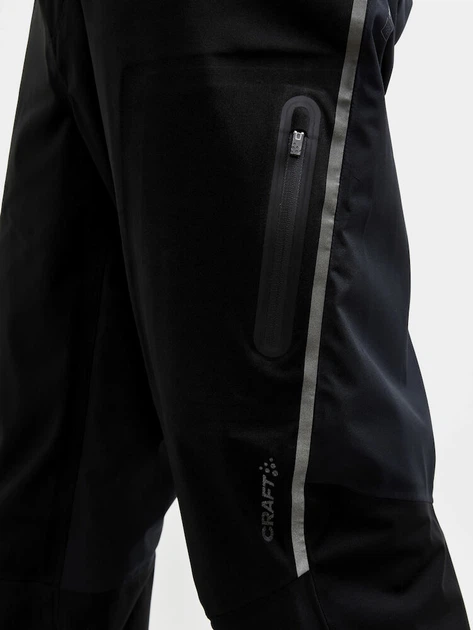 Мужские влоштаны Craft Adv Offroad Hydro Pants Man XL Черный - Фото 4 Мужские влоштаны Craft Adv Offroad Hydro Pants Man XL Черный - изображение 4