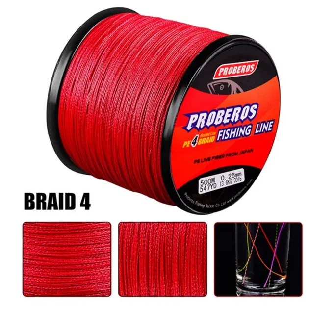 Рибальський шнур 4 житловий 300 м 0,33 mm 40 lb 18,1 kg Proberos - зображення 5