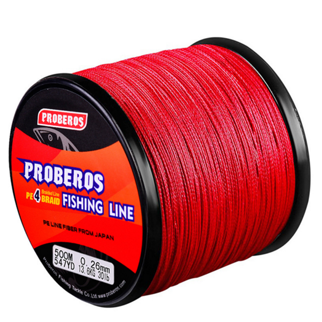 Рибальський шнур 4 житловий 300 м 0.36 mm 50 lb 22.6 kg Proberos - Фото 4 Рибальський шнур 4 житловий 300 м 0.36 mm 50 lb 22.6 kg Proberos - зображення 4