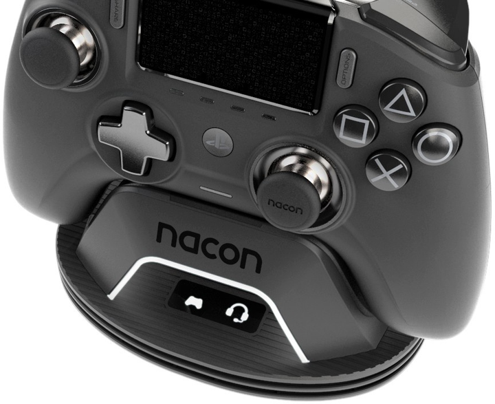 Stacja ładująca dla słuchawek i kontrolera Nacon Charging Station for Headset and Controller Black (3665962022513) - obraz 3