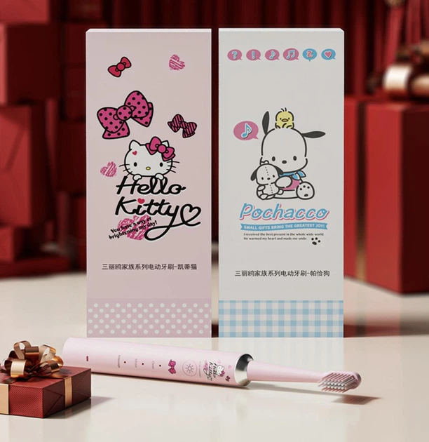 Электрическая звуковая зубная щетка Hello Kitty Sonic – 28000 об