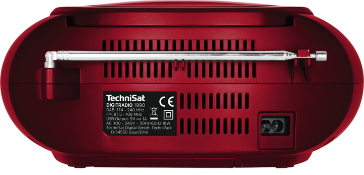 Radio TechniSat DigitRadio 1990 Red (0003/3952) - obraz 6