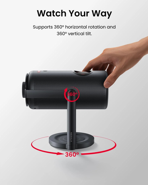 Підставка для проєктора Nebula Capsule Gimbal Stand Black (D0719111) - зображення 3