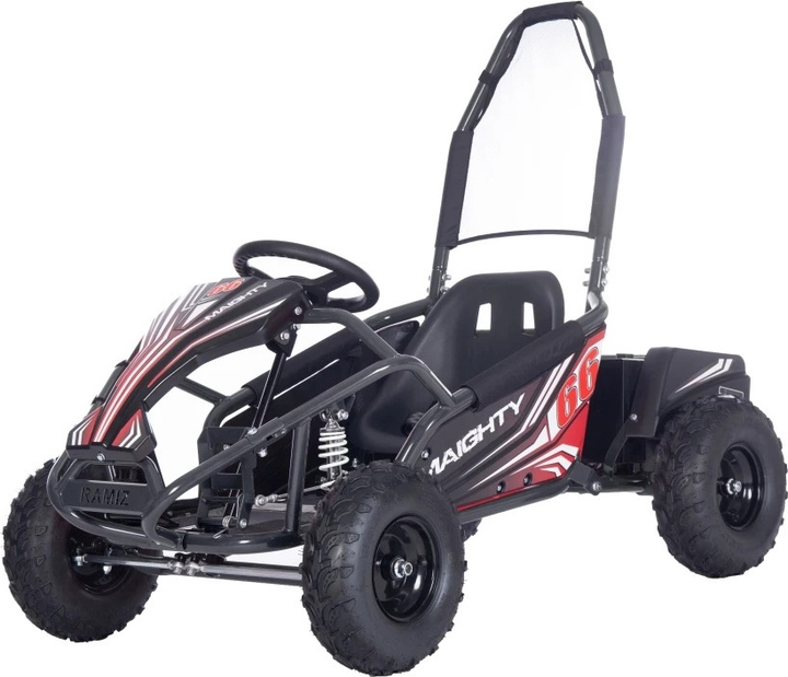 Gokart elektryczny dla dzieci Ramiz MAIGHTY Czarny (5903864984576) - obraz 1