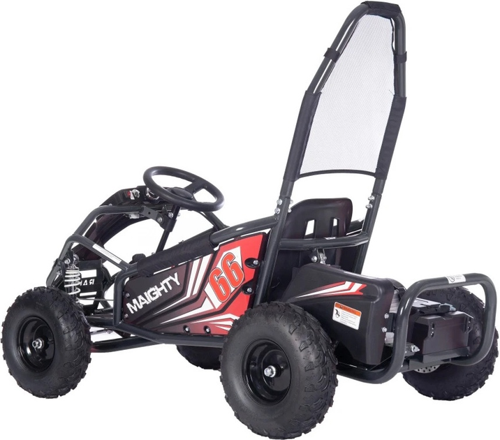 Gokart elektryczny dla dzieci Ramiz MAIGHTY Czarny (5903864984576) - obraz 3