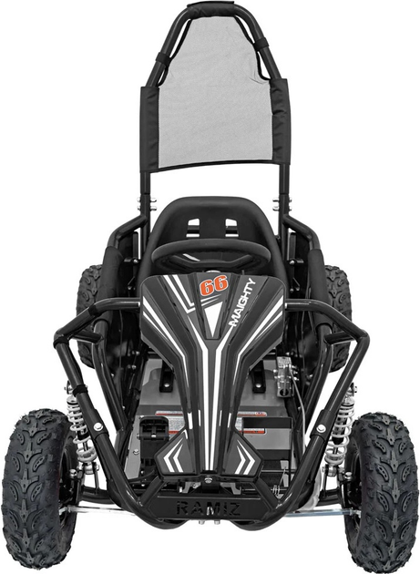 Gokart elektryczny dla dzieci Ramiz MAIGHTY Czarny (5903864984576) - obraz 6