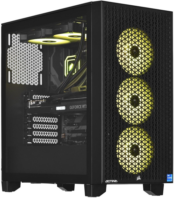 Komputer Actina iCUE 13400F/16GB/1TB/RTX4060/650W (5901443340003) - obraz 2