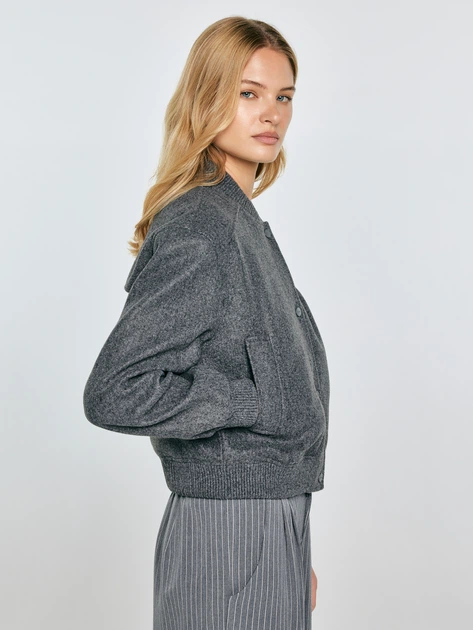 Kurtka bomberka damska Big Star Joesie 902 S Szara (5900714908584) - obraz 5