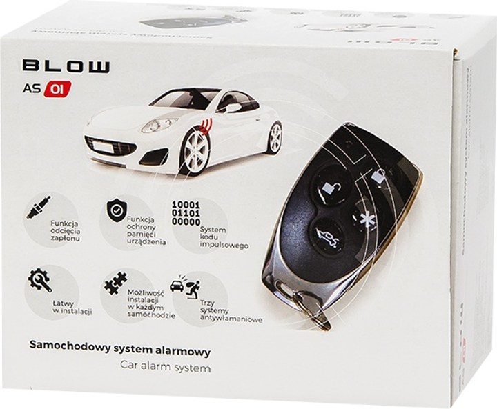 Alarm samochodowy Blow CAR SYSTEM AS1 Czarny (5900804111580) - obraz 3