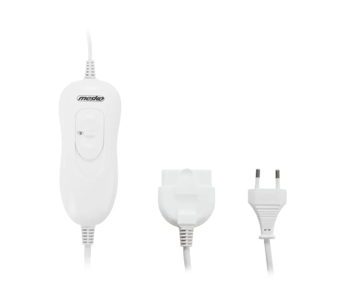 Электрическое одеяло Mesko MS 7420, 150×160 см, полиэстер, 120 Вт, 4 режима, бежевый - изображение 4