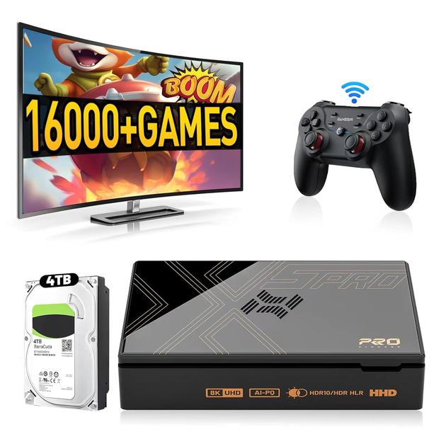 Ретро игровая консоль Kinhank Super Console X5 PRO 4TB HDD