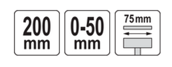 Szczypce spawalnicze YATO 8" 200 mm zakres 0-50 mm (YT-2463) - obraz 4