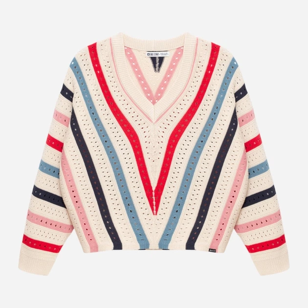 Pulower damski Big Star Vika 102 S-M Kremowy (5900714889852) - obraz 5