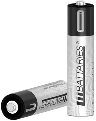 Акумулятори LiiBatteries AAA TYPE-C USB Rechargeable 4 шт (9331816667110) - зображення 4
