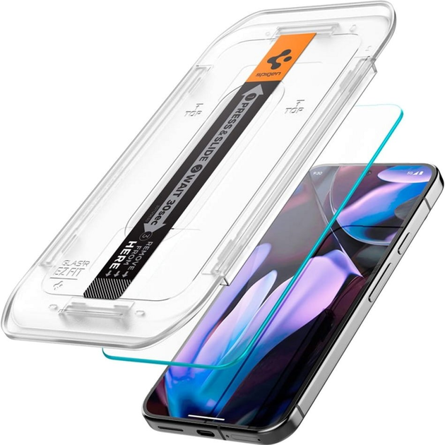 Zestaw 2 szkieł hartowanych Spigen Glas.tR EZ Fit do Google Pixel 9/9 Pro (8809971233101) - obraz 3