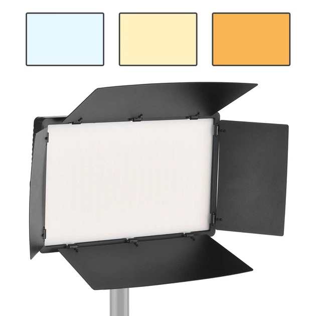 Лампа відеосвітло LED CH U800 29x17 cm 960 Lights 3200K-6500K Remote - зображення 4