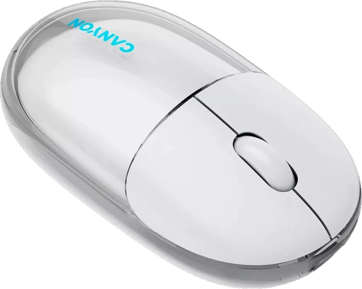 Миша Canyon OnClick 24 Dual-mode Silent Bluetooth/Wireless Transparent/White (CNS-CMSW24W) - зображення 8