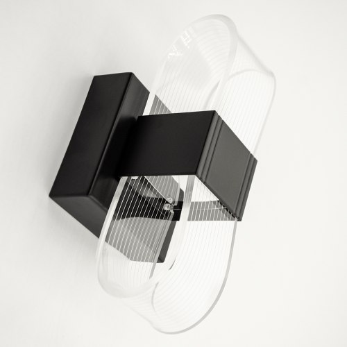 Світильник світлодіодний настінний бра LUMINARIA LUMIERA SQUARE 12W 3000-6500К ON/OFF BLACK/CLEAR 220V IP20 - зображення 6