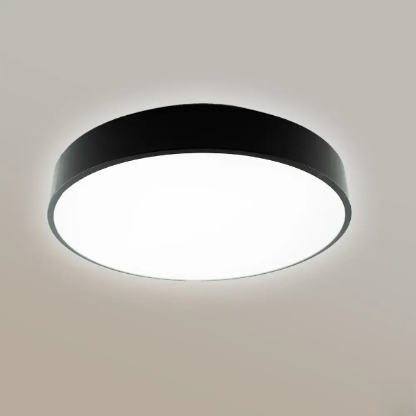 Керована LED люстра Esllse ONIX 75W R ON/OFF 3000-6500К 6000Лм кругла чорна 500х50-BLACK-220-IP20 - зображення 2