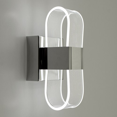 Светильник светодиодный настенный бра LUMINARIA LUMIERA SQUARE 12W 3000-6500К ON/OFF CHROME/CLEAR 220V IP20 - изображение 5
