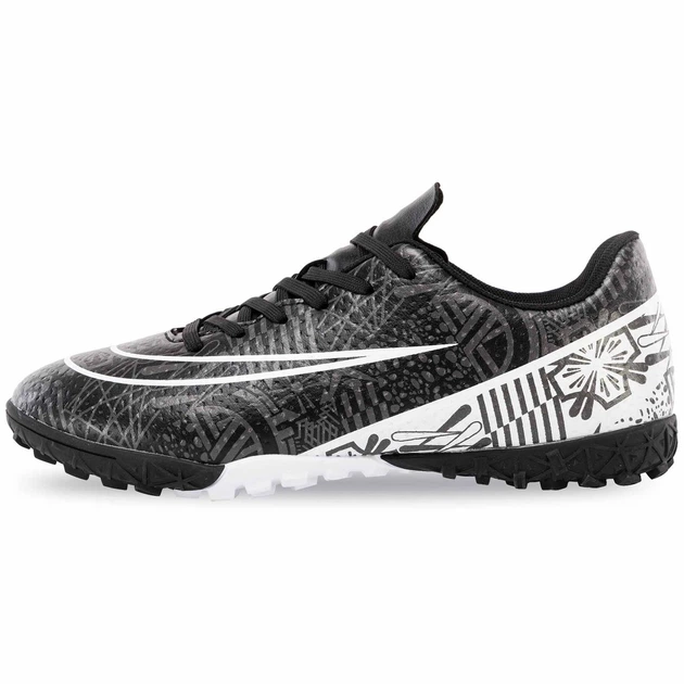 Сороконожки футбольные детские для зала и твердых покрытий SP-Sport Active 1190 размер 35 Black-White - изображение 2