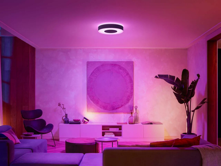Стельовий світильник Philips Hue White and Colour Ambiance Infuse large ceiling lamp (8718696176528) - зображення 6