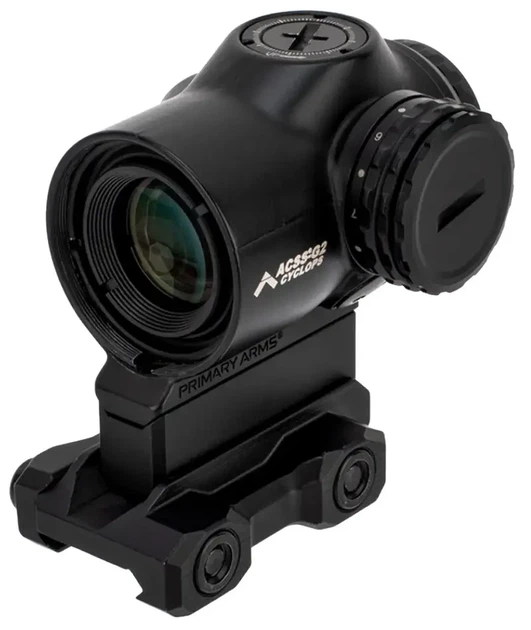 Призматический прицел Primary Arms SLx 1X MicroPrism сетка ACSS Cyclops G2. Black - изображение 5