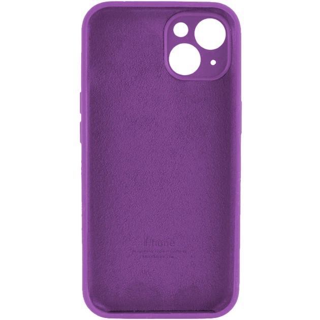 Чохол Premium для смартфона Silicone Full Case AA Camera Protect for Apple iPhone 13 19,Purple (FullAAi13-19) - зображення 2