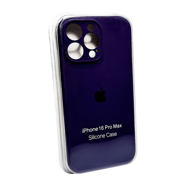 Чохол Premium для смартфона Silicone Full Case AA Camera Protect for Apple iPhone 16 Pro 59,Berry Purple (FullAAi16P-59) - изображение 2