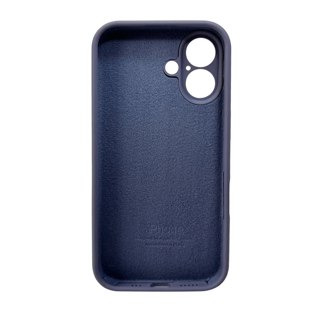 Чохол для смартфона Silicone Full Case AA Camera Protect for Apple iPhone 16 28,Lavender Grey (FullAAi16-28) - изображение 3