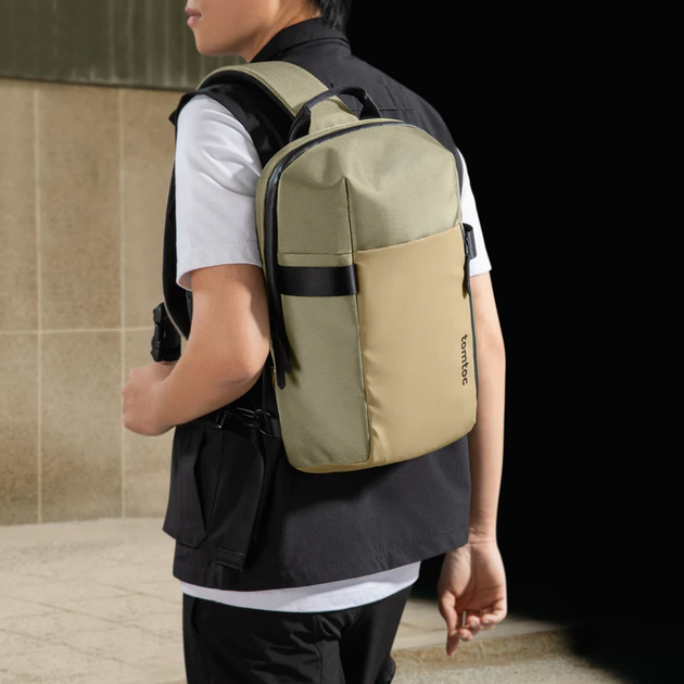 Сумка Tomtoc Navigator-T24 Sling Bag Khaki 14 Inch/7L (T24M1K1) (T24M1K1) - Фото 4 Сумка Tomtoc Navigator-T24 Sling Bag Khaki 14 Inch/7L (T24M1K1) (T24M1K1) - изображение 4