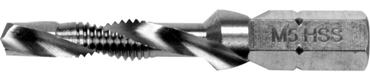 Wiertło-nagwint YATO M5 x 0.8 mm HSS M2 HEX-1/4" długość 41/7 mm (YT-44842) - obraz 2