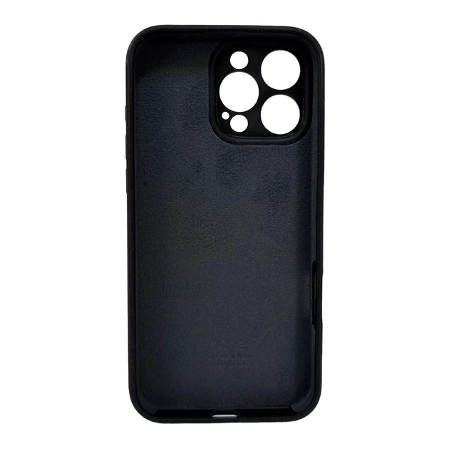 Чохол для смартфона Silicone Full Case AA Camera Protect for Apple iPhone 16 Pro 14,Black (FullAAi16P-14) - изображение 3