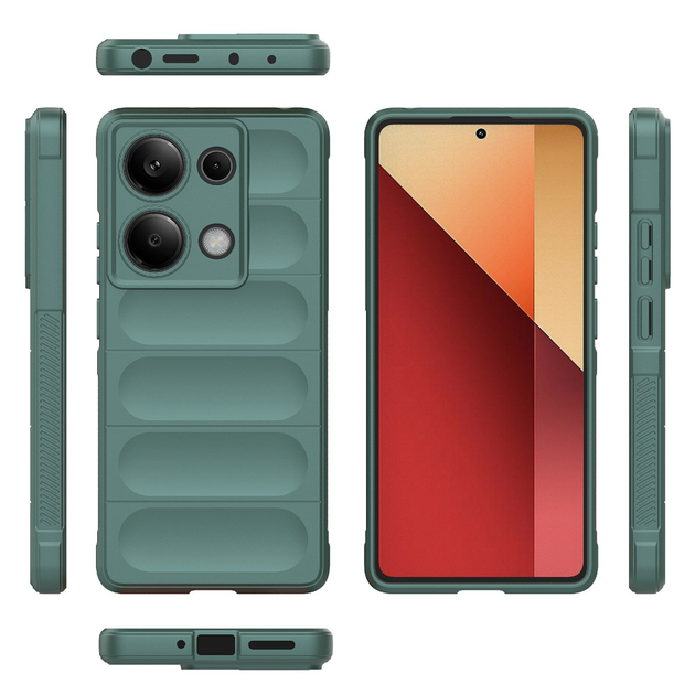 Чохол для смартфона Cosmic Magic Shield for Xiaomi Redmi Note 13 Pro 5G/POCO X6 5G Dark Green (MagicShXiNo13P5GGreen) - изображение 2