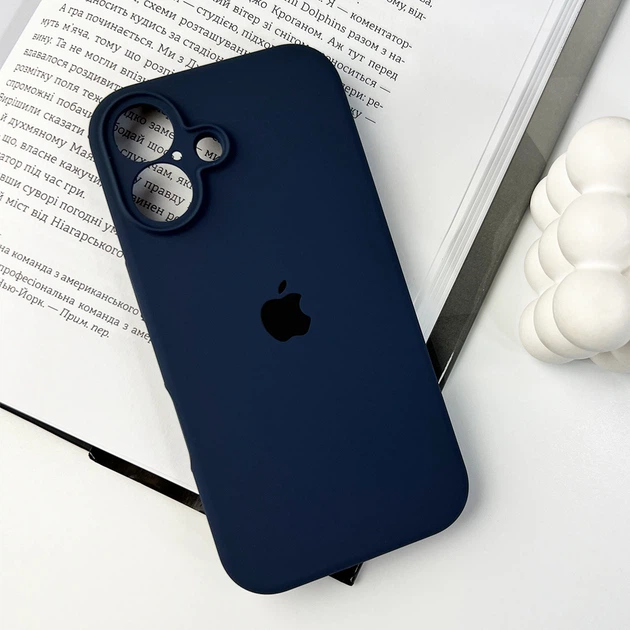 Чохол для смартфона Silicone Full Case AA Camera Protect for Apple iPhone 16 7,Dark Blue (FullAAi16-7) - Фото 7 Чохол для смартфона Silicone Full Case AA Camera Protect for Apple iPhone 16 7,Dark Blue (FullAAi16-7) - изображение 7