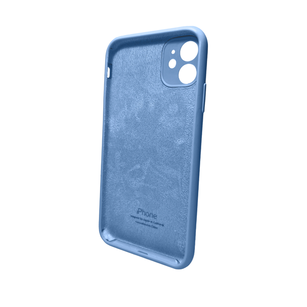 Чохол для смартфона Silicone Full Case AA Camera Protect for Apple iPhone 11 кругл 49,Cornflower (FullAAKPi11-49) - изображение 2
