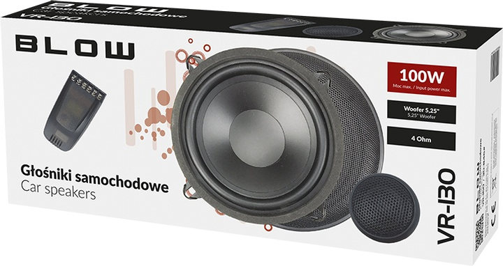 Głośniki samochodowe Blow VR-130 (5900804104957) - obraz 3