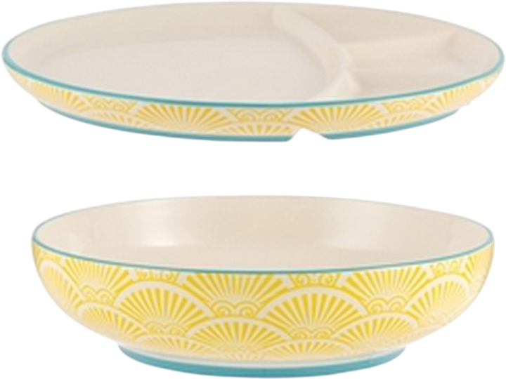 Набір Typhoon World Foods Миска 0.85 л + Тарілка 23 см (5010853283739) - зображення 1