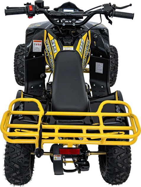 Квадроцикл бензиновий Ramiz Explorer 110CC Жовтий (5903864983722) - зображення 4