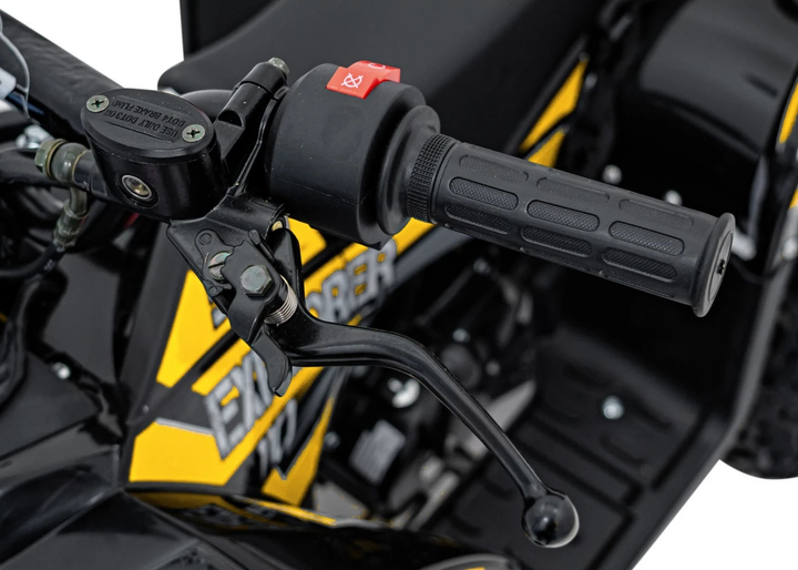 Квадроцикл бензиновий Ramiz Explorer 110CC Жовтий (5903864983722) - зображення 14